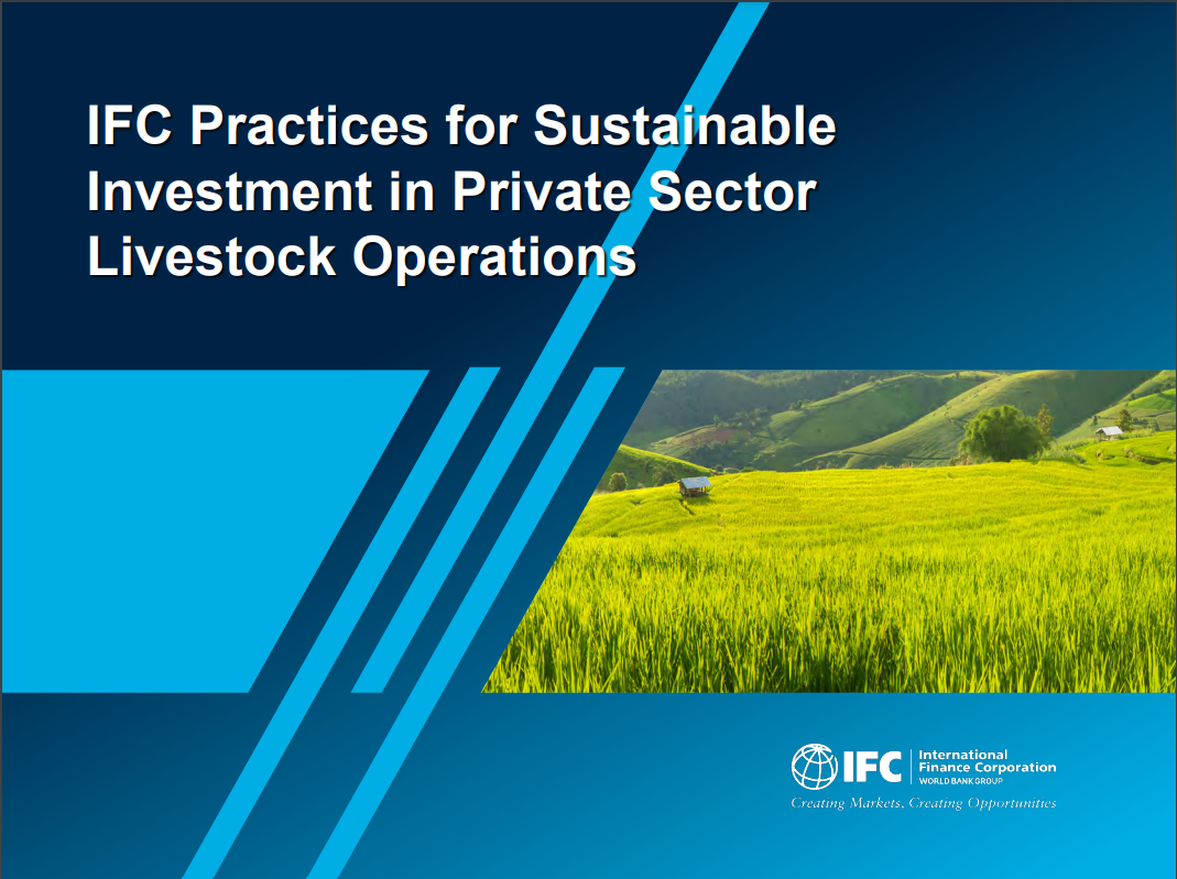 IFC Practices for Sustainable Investment in Private Sector Livestock ...